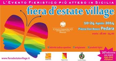Fiera d'estate village a Pedara Fiera Estate Village 2014 a Pedara