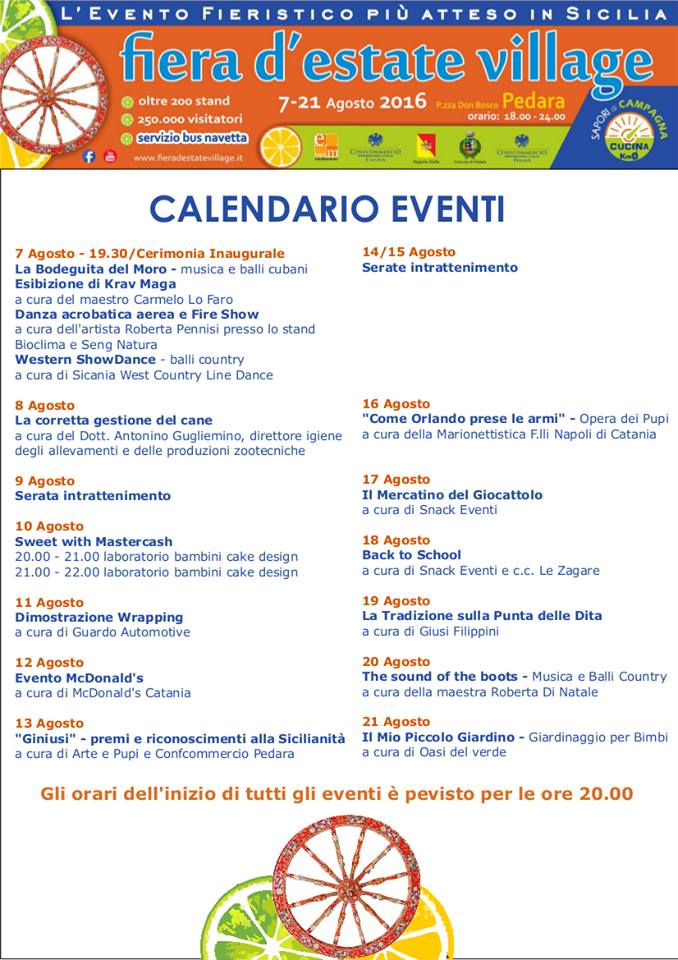 Fiera d'Estate Village 2016 Fiera d'Estate Village 2016
