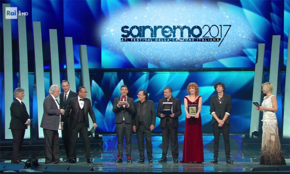 sanremo 2017, i vincitori