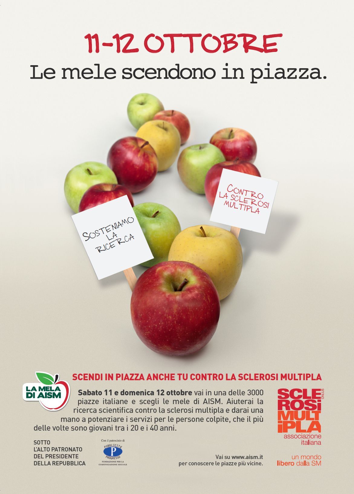 Programma dell'evento Mela di AISM 2014 Locandina Mela di AISM 2014